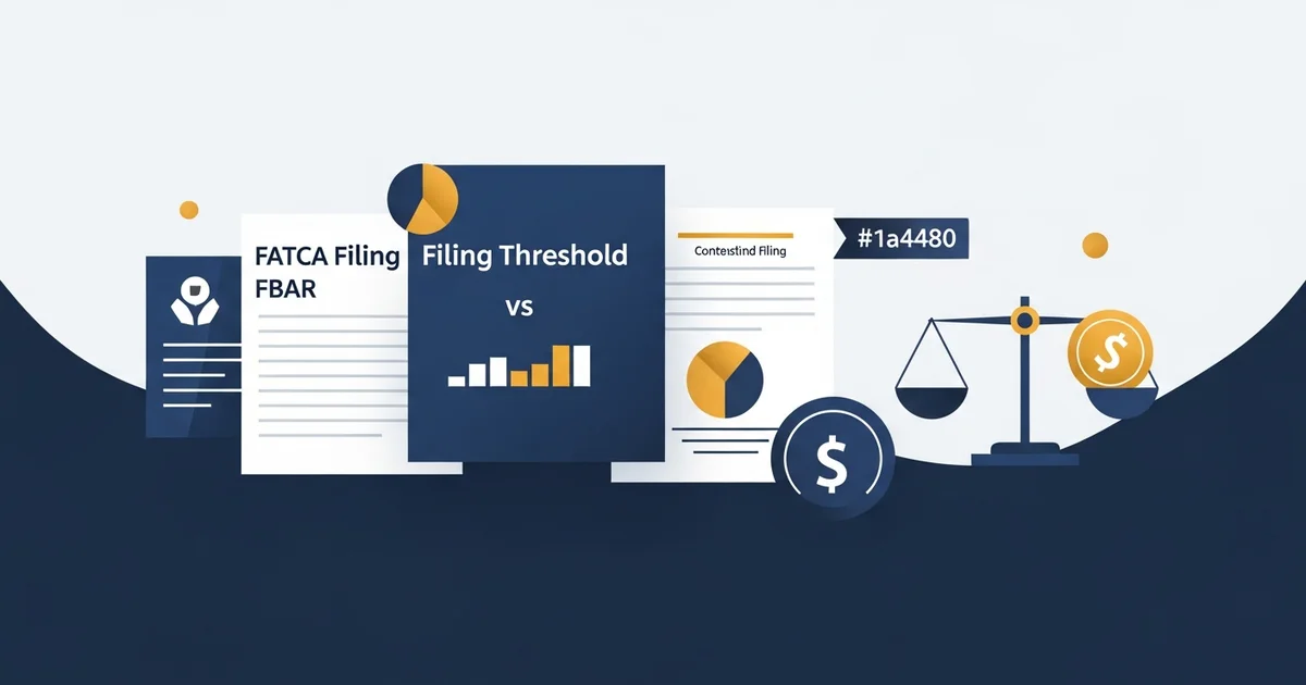 FATCA Filing Threshold vs FBAR: Side-by-Side Comparison for 2025