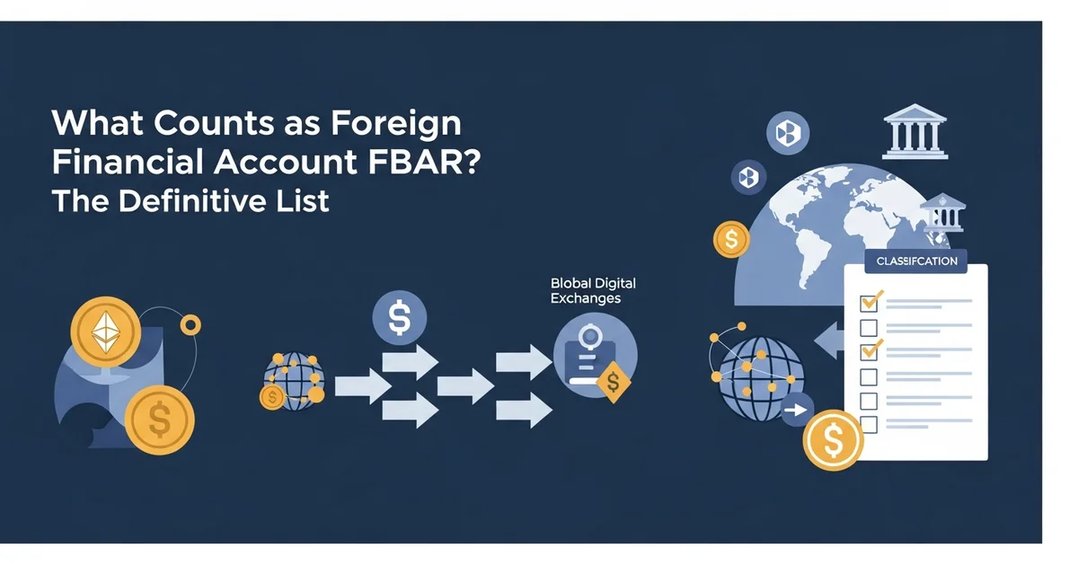 What Counts as Foreign Financial Account FBAR? The Definitive List